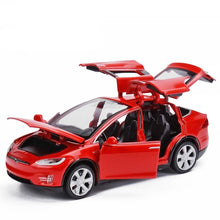 Load image into Gallery viewer, 1:32 Tesla Model X Alloy Car Model