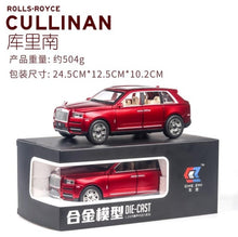 Load image into Gallery viewer, 1:24 Toy Car Excellent Quality Rolls-Royce Cullinan Metal Car