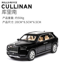 Load image into Gallery viewer, 1:24 Toy Car Excellent Quality Rolls-Royce Cullinan Metal Car
