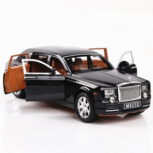 Simulation Rolls-Roy Alloy car Model With Pull Back Electronic Toy